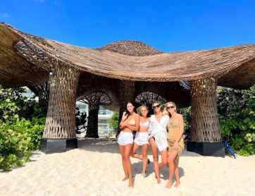 Las vacaciones de Zaira Nara en Playa del Carmen