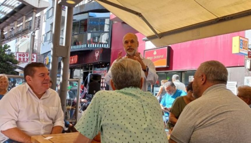 Con elogios a Montenegro, Rodríguez Larreta desembarcó en
