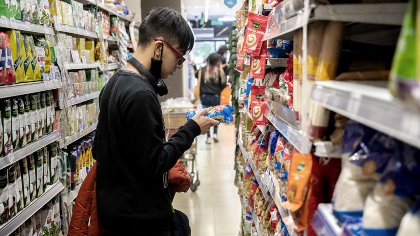 En la primera semana de febrero, los alimentos aumentaron 1,8%