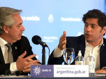 En medio de la interna oficialista, Alberto Fernández y Axel Kicillof compartieron escenario