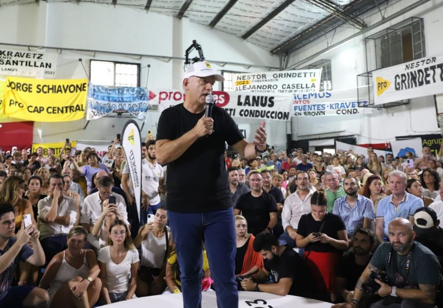 Grindetti oficializó su candidatura a Gobernador: “Estoy dispuesto a pagar los costos políticos”