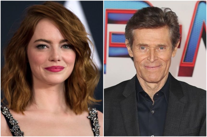 El motivo por el cual Emma Stone le pegó 20 cachetadas a Willen Dafoe en un set de filmación