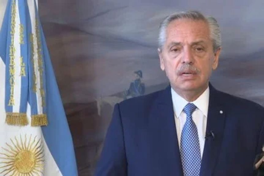 Con un mensaje grabado, el Presidente adelantó medidas por la ola de violencia en Rosario