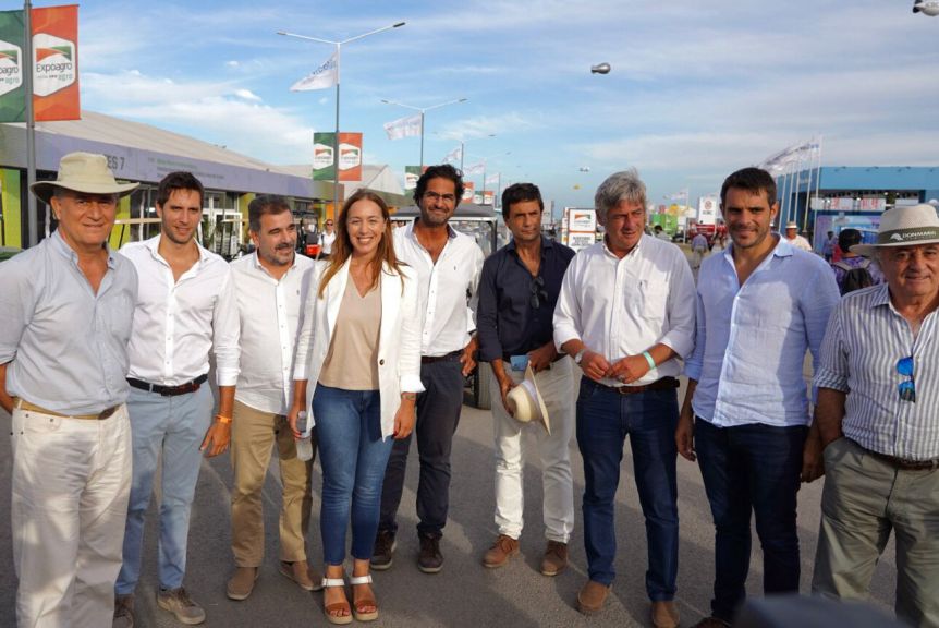 La campaña de Juntos se trasladó a ExpoAgro con críticas al oficialismo