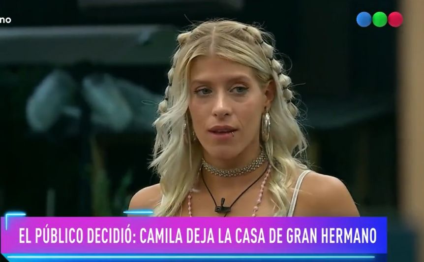 Camila quedó eliminada de GH: el grito del público que la dejó en shock