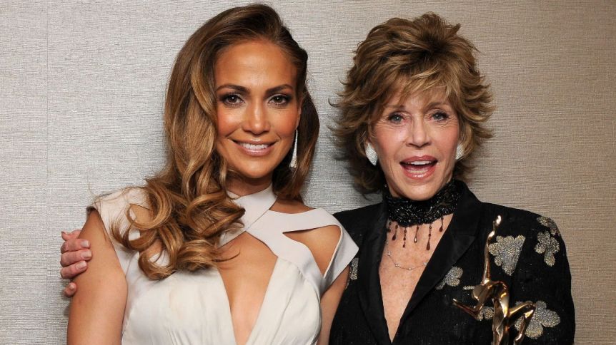 Jane Fonda recordó el día que Jennifer López le pegó trabajando: