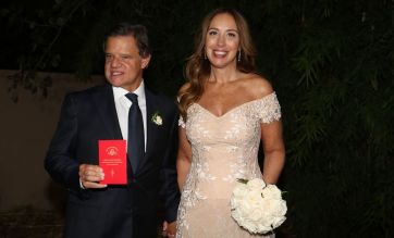 La exgobernadora tuvo su festejo de casamiento: qué políticos estuvieron invitados