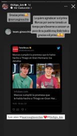 Daniela Celis y Thiago Medina visitaron a Marcos Ginocchio en Salta: los detalles