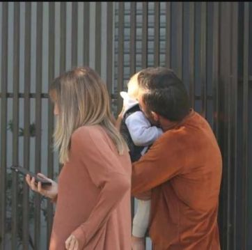 Mica Viciconte y Fabián Cubero organizan el primer año de su bebe Luca