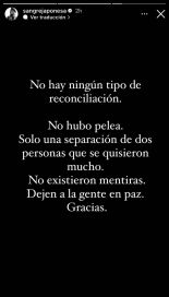 El tajante comunicado de la China Suárez sobre los rumores de reconciliación con Rusherking