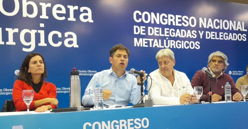 Kicillof en la UOM: “Acá se le muestra al gobierno el rumbo que hay que tomar”