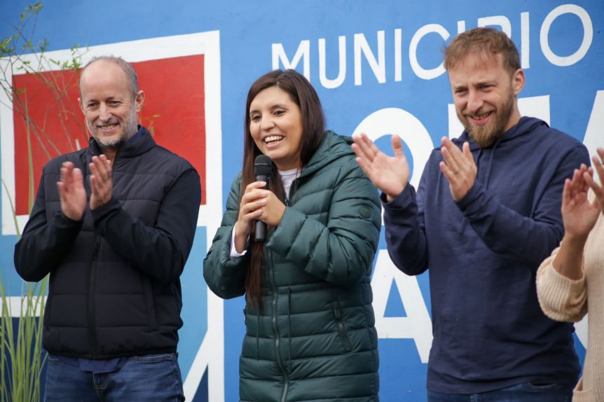 Insaurralde y Vilar inauguraron una planta de reciclaje y entregaron maquinaria GIRSU en Lomas
