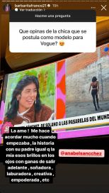 Barby Franco se comparó con la chica que sueña estar en Vogue: 