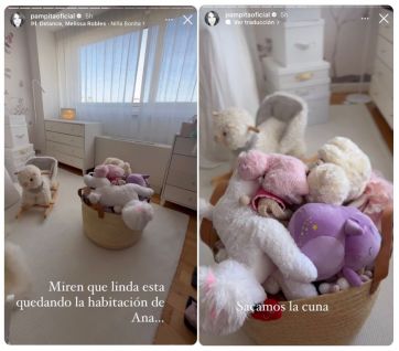 Pampita mostró como quedó el cuarto soñado de Ana García Moritán