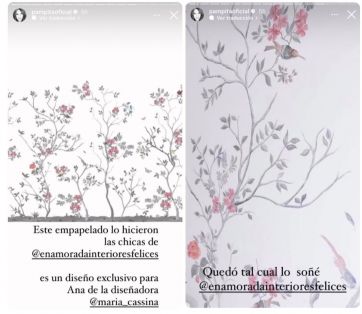 Pampita mostró como quedó el cuarto soñado de Ana García Moritán