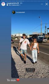 El afectuoso mensaje de Lucca Bardelli a Julieta Poggio por su aniversario