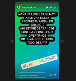 Cambios de último momento: tras la negativa del Negro Oro, llaman a Nancy Pazos