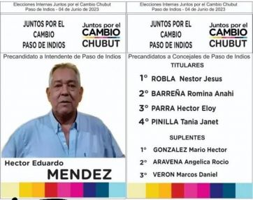 Chubut: los frentes definen candidatos en internas