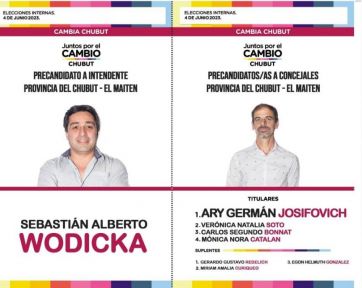 Chubut: los frentes definen candidatos en internas