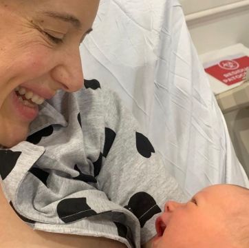 Malena Pichot mostró a su hijo Rafael: 