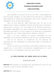 Las razones de la Junta Electoral para rechazar la impugnación del sciolismo al reglamento