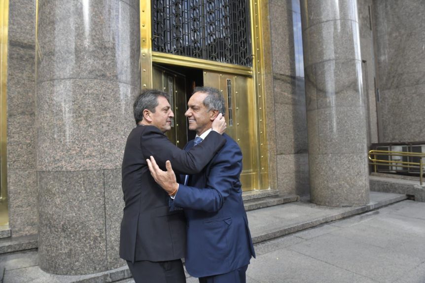 Massa - Scioli, la foto de unidad en medio de la tensión tras el cierre de listas