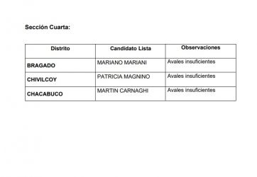 Distrito por distrito, todas las listas observadas de UP: quiénes son y los motivos