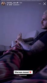 La romántica noche de Wanda Nara y Mauro Icardi: 