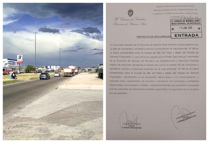 Ruta 88, nuevo round: escarceos con Provincia y el pedido desde Mar del Plata por un trabajo aunado