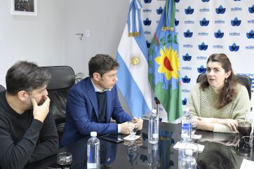 Tras los intentos de saqueo, Kicillof visitó distritos afectados para garantizar la seguridad