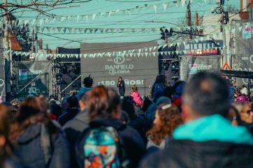 Otermín participó de los festejos por los 150 años de Banfield 