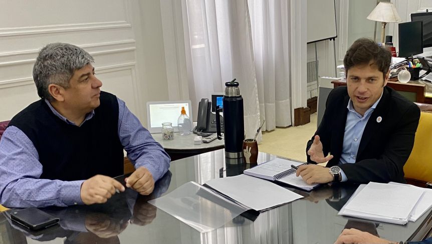 Tras los reclamos al peronismo, Pablo Moyano cerró filas detrás de Axel Kicillof