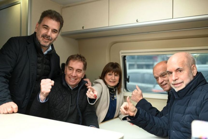 Larreta se subió a la “Patoneta” para aportar en la campaña de Juntos por el Cambio