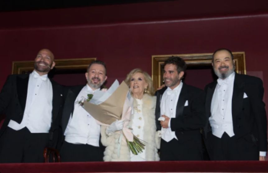 “La Chiqui” Legrand fue ver a Nicolás Cabré en Los Mosqueteros del Rey