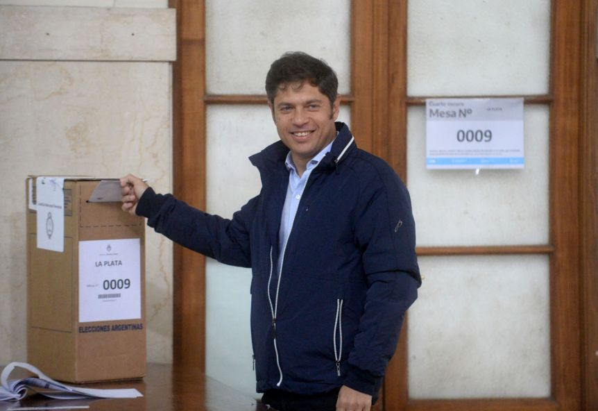 El gobernador Axel Kicillof votó y llamó a que “todos y todas” concurran a los comicios