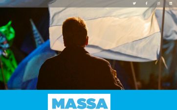 Le hackearon el sitio web a Sergio Massa
