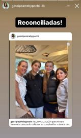 ¿Indiana Cubero y Nicole Neumann reconciliadas? Las fotos que lo comprueban