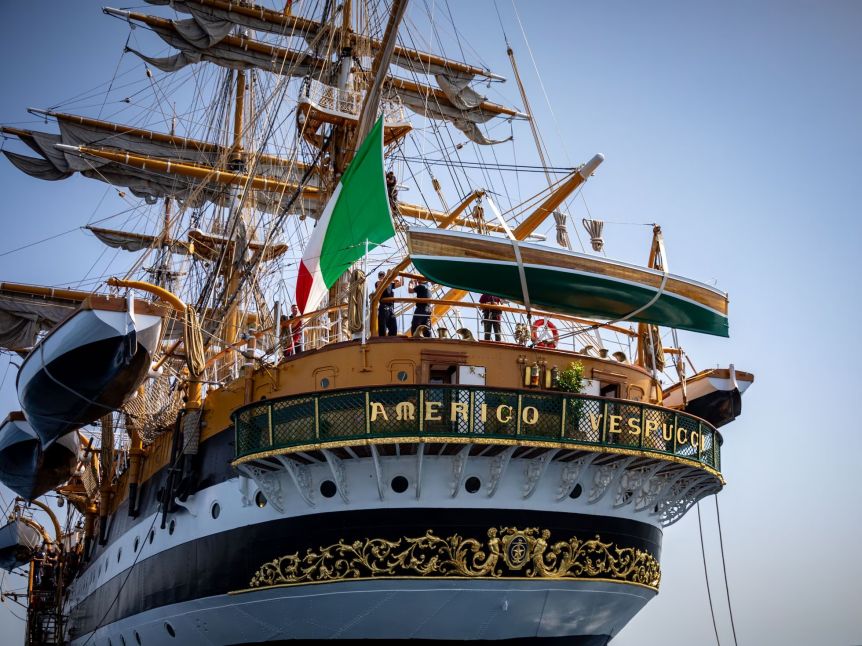 Un buque escuela de la Marina Militar Italiana recibirá tareas de mantenimiento en el Astillero Río Santiago