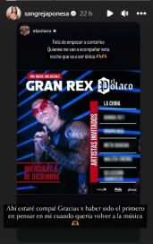 El guiño de la China Suárez a El Polaco: 