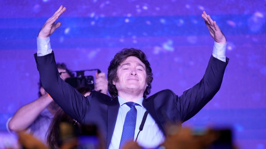 Triunfo contundente de Javier Milei sobre Sergio Massa