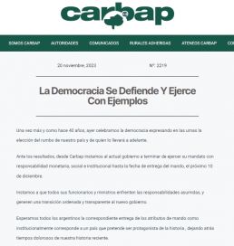 El campo bonaerense pide transición ordenada y responsabilidad 