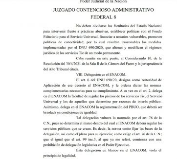 La Justicia anuló el DNU que declara servicio público a las telecomunicaciones: cómo impacta en los precios