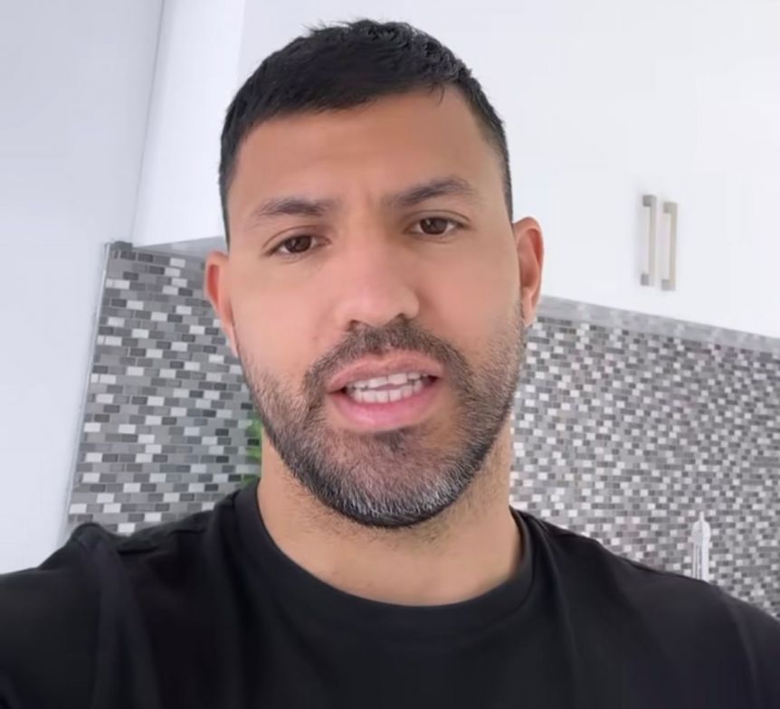 El Kun Agüero desmintió haber sufrido un accidente: