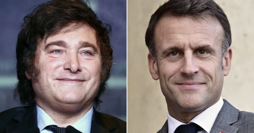 Macron reveló detalles de su conversación con Milei y aseguró que espera que “se sume”