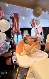 Toda la intimidad del primer añito de Sarah, la hija de Barby Franco y Fernando Burlando