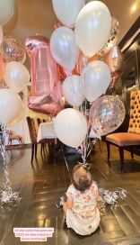 Toda la intimidad del primer añito de Sarah, la hija de Barby Franco y Fernando Burlando