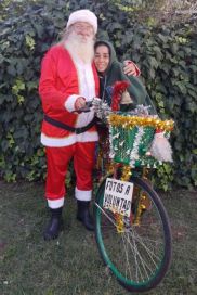 Papá Noel fue puesto en libertad luego de haber sido detenido en una marcha