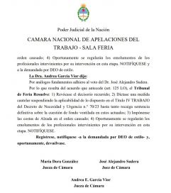 La Justicia suspendió las reformas laborales incluidas en el DNU de Milei