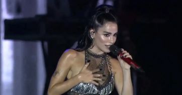 Lali Espósito brilló en Cosquín Rock y lanzó un contundente mensaje
