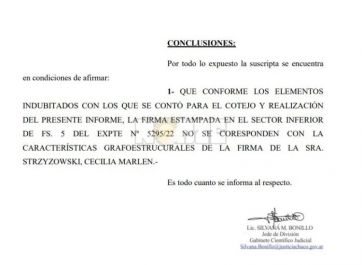 Escalofriante hallazgo en el caso Cecilia Strzyzowski: falsificaron su firma en el acta de divorcio